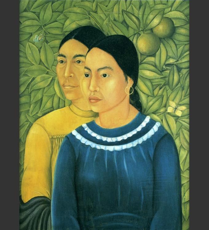 Frida Kahlo Two Women